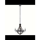 Lustre à 1 étage Kichler Merlot 34819 5-lumières 60W noir vieilli