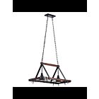 Suspendu pour îlot Kichler Barrington 34821 2-lumières 60W noir vieilli