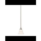Mini suspendu Kichler Langford 3482NI 1-lumière 100W nickel brossé