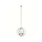 Suspendu Kichler Angelica 34835 3-lumières 60W nickel poli