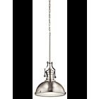 Suspendu à LED Kichler 34863 1-lumière 6.50W nickel satiné