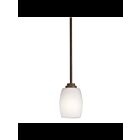 Mini suspendu Kichler Eileen 3497OZS 1-lumière 100W vieux bronze