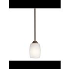 Mini suspendu à LED Kichler Eileen 3497OZSL18 1-lumière 10W vieux bronze