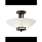 Plafonnier semi-encastré Kichler Hendrik 3674OZ 2-lumières 60W vieux bronze