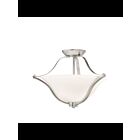 Plafonnier semi-encastré Kichler Langford 3681NI 2-lumières 100W nickel brossé