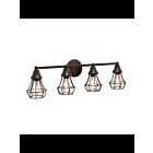 Luminaire de vanité Kichler Bayley 37378 4-lumières 60W vieux bronze