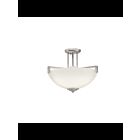 Suspendu transformable Kichler Eileen 3797NI 3-lumières 100W nickel brossé