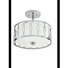 Plafonnier semi-encastré Kichler 38173 2-lumières 60W chrome