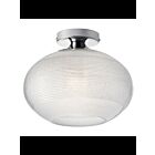 Plafonnier semi-encastré à LED Kichler Corzano 38206 1-lumière 5W chrome