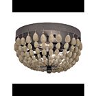 Plafonnier Kichler Coltyn 38225 2-lumières 40W fer d'enclume