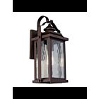 Lanterne murale extérieur Kichler Linford 39456 1-lumière 60W vieux bronze