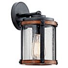 Lanterne murale extérieur Kichler Barrington 39494 1-lumière 60W noir vieilli