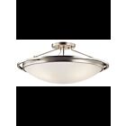 Plafonnier semi-encastré Kichler 42025NI 4-lumières 100W nickel brossé