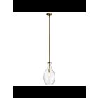 Mini suspendu Kichler Everly 42047NBR 1-lumière 100W laiton naturel