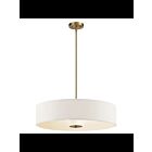 Suspendu à tambour Kichler 42122CLZ 3-lumières 150W bronze classique