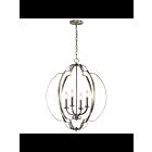 Suspendu de foyer Kichler Voleta 42138NI 4-lumières 60W nickel brossé