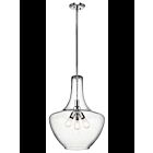 Suspendu Kichler Everly 42198CH 3-lumières 100W chrome