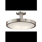 Plafonnier semi-encastré Kichler Lytham 42246NI 4-lumières 100W nickel brossé