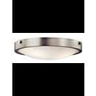 Plafonnier Kichler Lytham 42275NI 3-lumières 60W nickel brossé