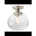 Plafonnier semi-encastré Kichler Avery 42296NI 1-lumière 100W nickel brossé