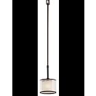 Mini suspendu Kichler Lacey 42384MIZ 1-lumière 60W poussière de bronze