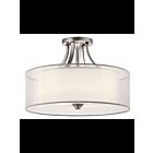 Plafonnier semi-encastré Kichler Lacey 42387AP 4-lumières 100W étain antique