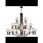 Lustre multi-étages Kichler Lacey 42396MIZ 18-lumières 60W poussière de bronze