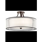 Plafonnier semi-encastré Kichler Lacey 42399MIZ 5-lumières 100W poussière de bronze