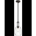 Suspendu Kichler Everly 42456OZCLR 1-lumière 100W vieux bronze