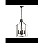 Mini Chandelier Kichler Morrigan 42496OZ 4-lumières 60W vieux bronze