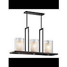 Lustre linéaire Kichler Triad 42548OZ 3-lumières 100W vieux bronze