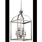 Suspendu de foyer Kichler Larkin 42591NI 8-lumières 60W nickel brossé