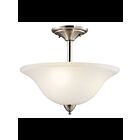 Plafonnier semi-encastré Kichler Nicholson 42879NI 3-lumières 100W nickel brossé