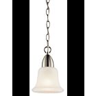 Mini suspendu Kichler Nicholson 42880NI 1-lumière 100W nickel brossé
