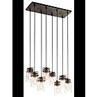 Suspendu Kichler Brinley 42890OZ 8-lumières 100W vieux bronze