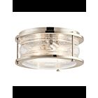 Plafonnier Kichler Ashland 42910PN 2-lumières 60W nickel poli