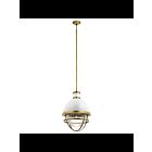 Suspendu de foyer Kichler Tollis 43012NBR 1-lumière 100W laiton naturel