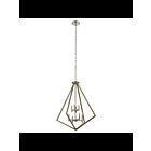 Lustre à 2 étages Kichler Deryn 43036DAG 8-lumières 60W gris antique
