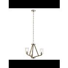 Suspendu Kichler Deryn 43037DAG 3-lumières 75W gris antique