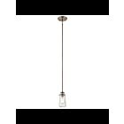 Mini suspendu Kichler Braelyn 43060CLP 1-lumière 60W étain classique