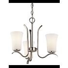 Mini Chandelier Kichler Armida 43073NI 3-lumières 100W nickel brossé