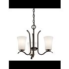 Mini Chandelier à LED Kichler Armida 43073OZL18 3-lumières 10W vieux bronze