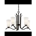 Lustre à 1 étage à LED Kichler Armida 43074OZL18 5-lumières 10W vieux bronze