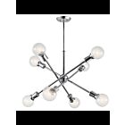 Lustre à 1 étage Kichler Armstrong 43118CH 8-lumières 100W chrome