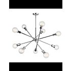Lustre à 1 étage Kichler Armstrong 43119CH 10-lumières 100W chrome