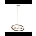 Lustre ovale Kichler Grand 43191DAG 8-lumières 60W gris antique