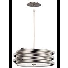 Suspendu Kichler Roswell 43301NI 3-lumières 100W nickel brossé
