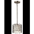 Mini suspendu Kichler 43349CLP 1-lumière 100W étain classique
