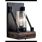 Applique murale Kichler Colerne 43436AUB 1-lumière 100W teint châtain