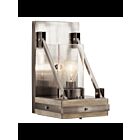 Applique murale Kichler Colerne 43436CLP 1-lumière 100W étain classique